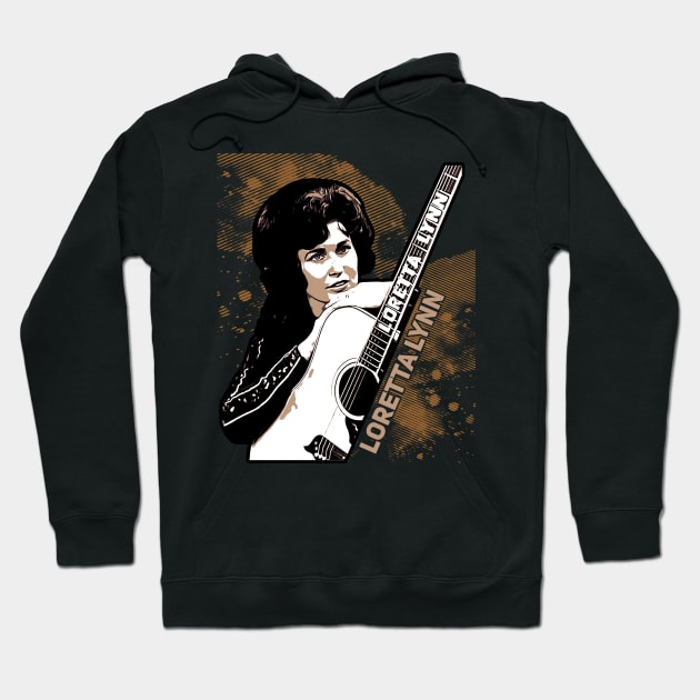 Loretta Lynn, Legend Hoodie by Degiab